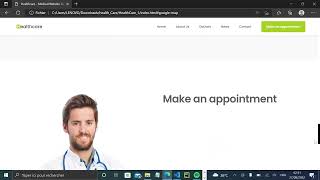 The Health Care Project | A custum website using : HTML | CSS | JavaScript