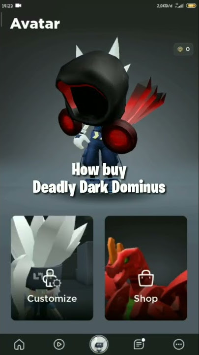 New Dominus for 250 Robux ON SALE NOW 
