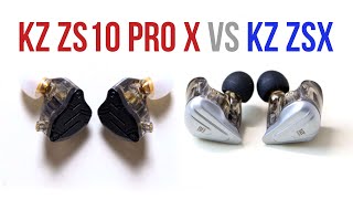 Comparativa Sonido KZ ZS10 Pro X vs KZ ZSX