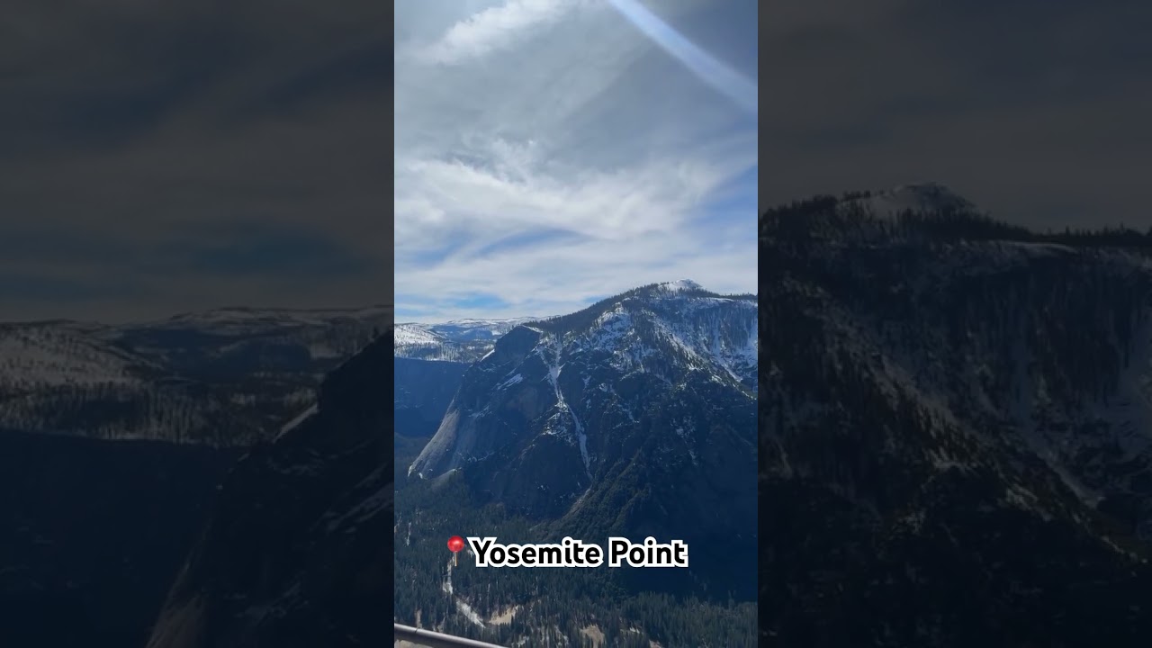 One of the most beautiful views in Yosemite Valley! | 📍Yosemite Point