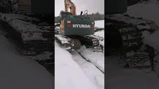 excavator hyundai peatworks #shorts #peatworks #excavator #peat #bog #peatexcavator #swamp