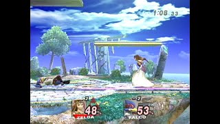 Smash Bros. Brawl Zelda vs level 9 CPU comp. 11