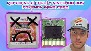 Repairing a FAULTY Nintendo 3DS Pokémon Game Card | RAW/UNEDITED VIDEO