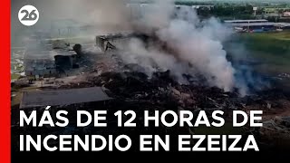 🚨 ARGENTINA | Explosión e incendio en Ezeiza: más de 900 personas trabajaron para combatir el fuego