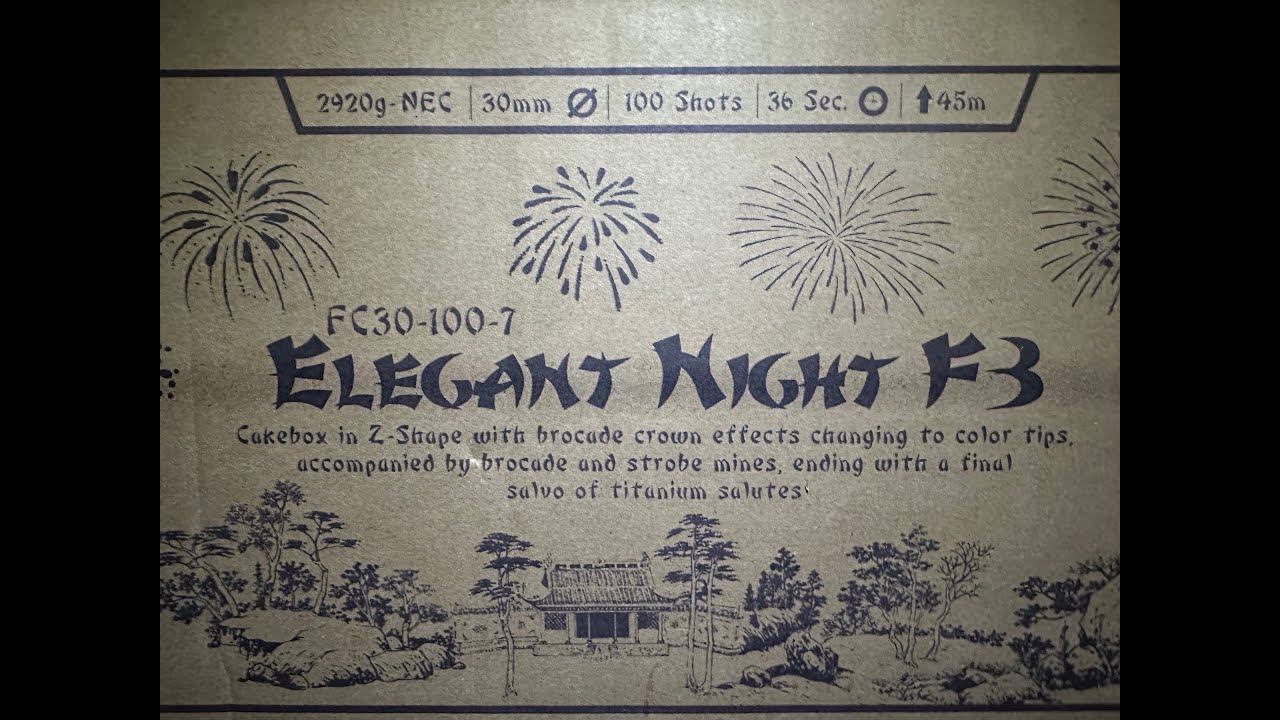 ELEGANT NIGHT F3 💫💥💫 - Funke Fireworks