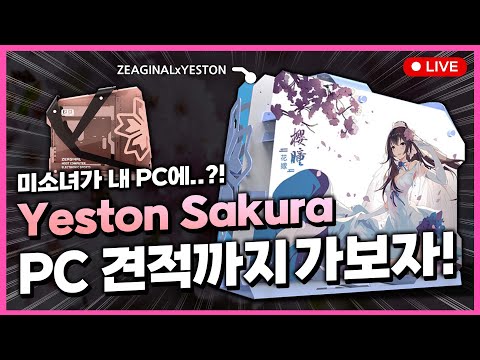 굳이 벚꽃 보러 갈 필요가 있나요..? Yeston Sakura PC만 있다면 만사 OK~! 🌸