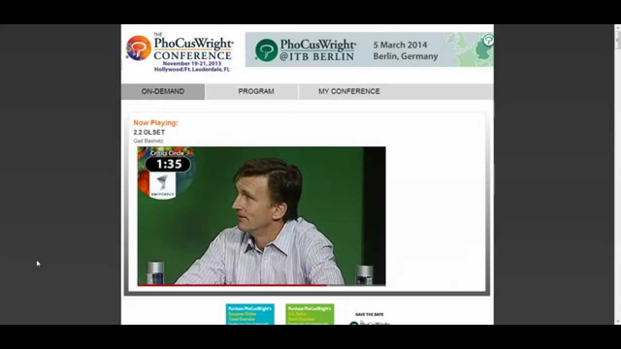 OLSET Inc. PhocusWright Presentation Travel Personalization