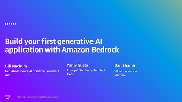AWS Summit Tel Aviv 2024 - Build your first generative AI application with Amazon Bedrock (GEN302)