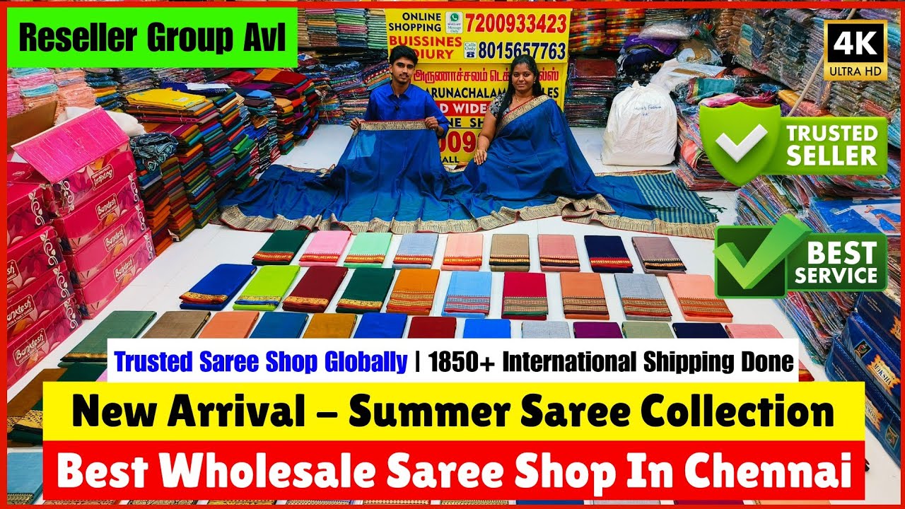 ➡️💥 Best Saree Shop In Chennai 💥 Sree Arunachalam Textiles Vannarapettai | Priya just know fashion