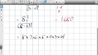 Permutations Grade 12 Data Management Lesson 4 2 6 8 15