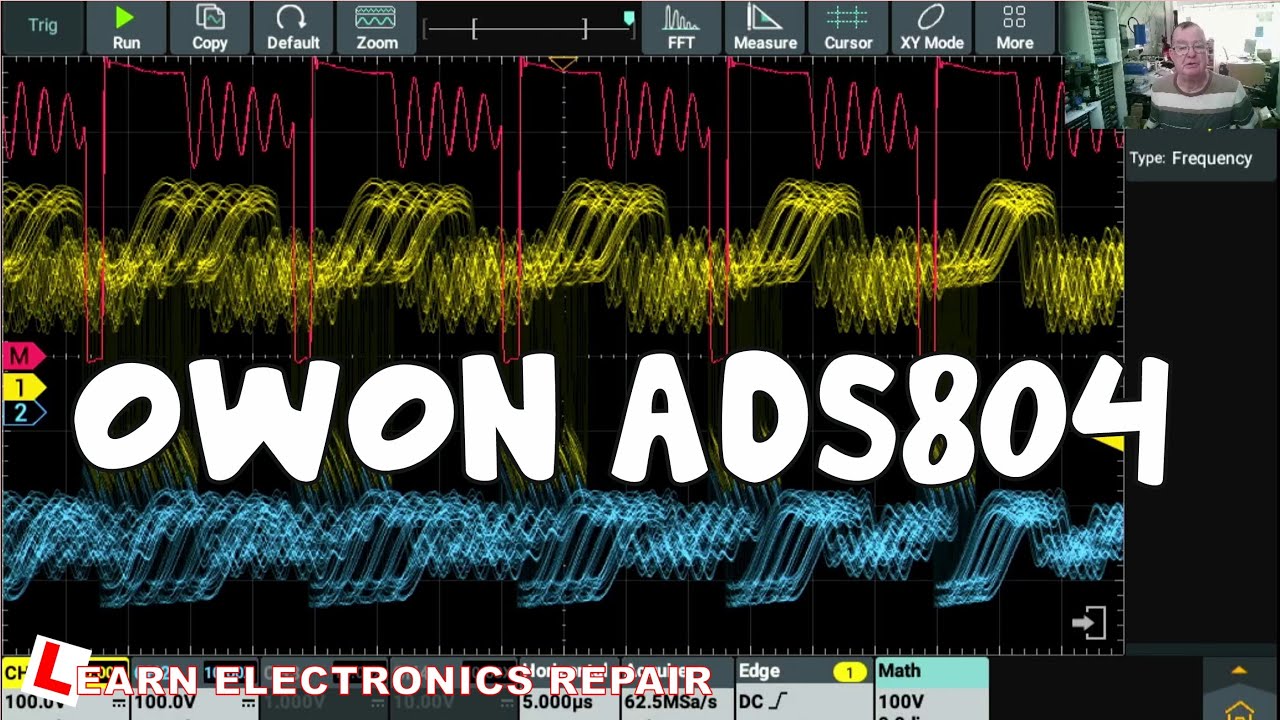 OWON ADS804 Oscilloscope Test And Review - YouTube