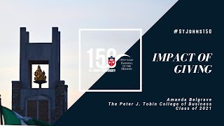 Celebrity Impact of Giving: Amanda Belgrave (Peter J. Tobin College of Business, Class of 2021) Profile