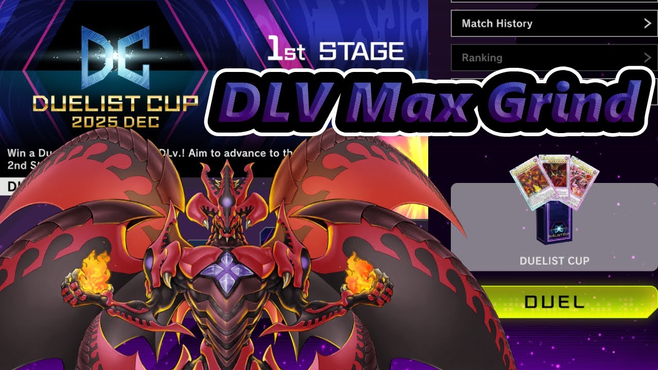DLV Max With Red Dragon Archfiend! December 2025 Duelist Cup Grind Stream! Yu-Gi-Oh! Master Duel!