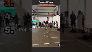 Ranking The Funniest Basketball Fails Ever 🏀🤣 #shorts #basketball