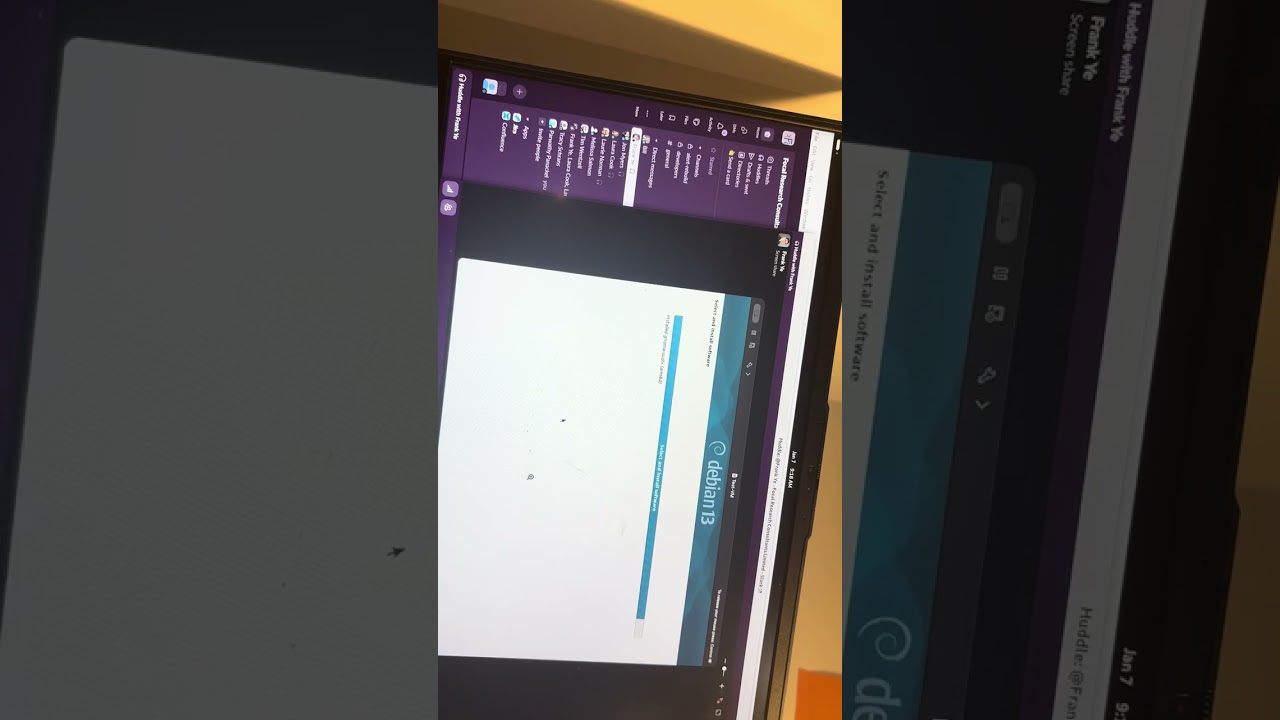 Jan 7 - debian installation 