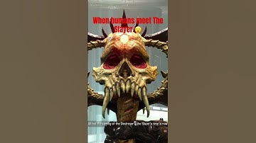 When humans see the Slayer! #doom #doomslayer #doometernal #doometernalps5 #doomthedarkages