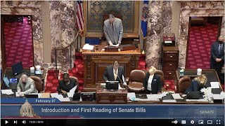Senate Floor Session - February 7, 2022