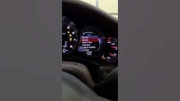 Sport chrono time display in your Porsche 911 (991.2)