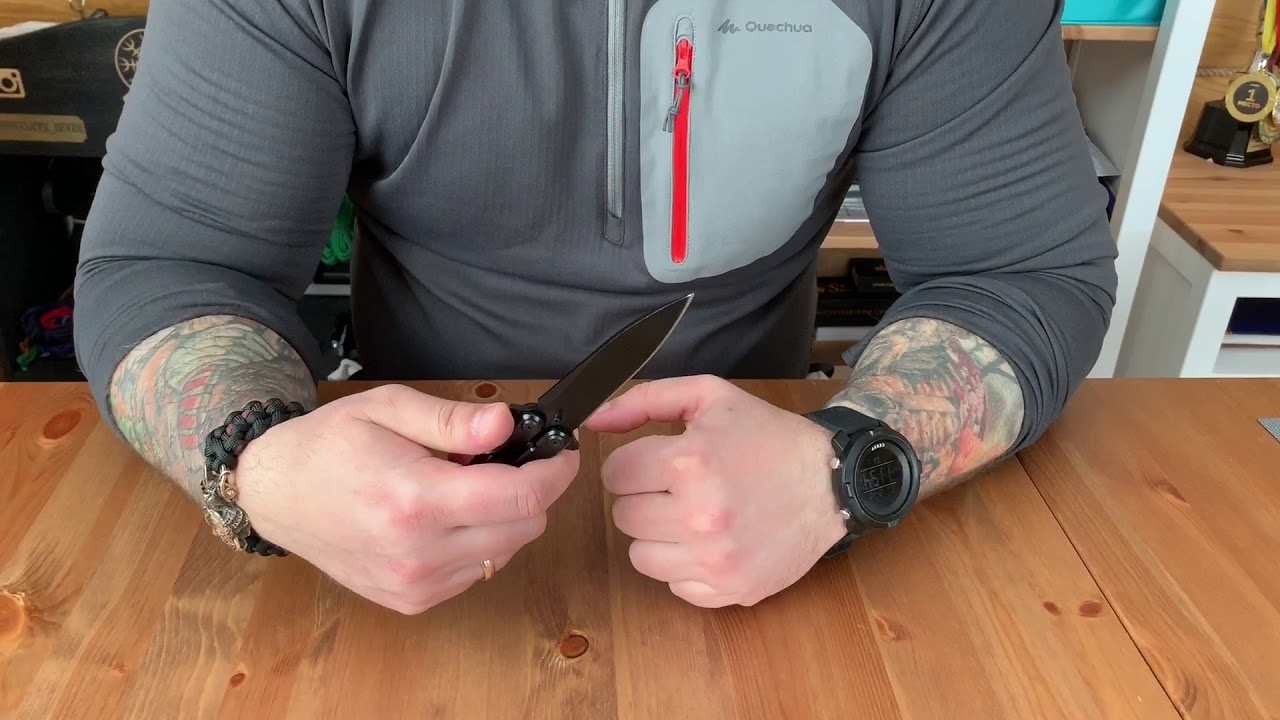 Складной нож балисонг Шершень (Мастер Клинок) обзор.