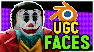 How to make UGC Faces  | Roblox Blender
