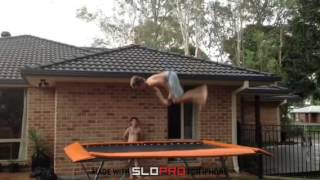 Slow Motion Trampoline Tricks 2