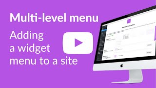 How To Add A Menu Widget To The Site Page