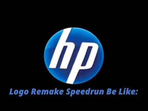 HP Logo Remake Speedrun Be Like: