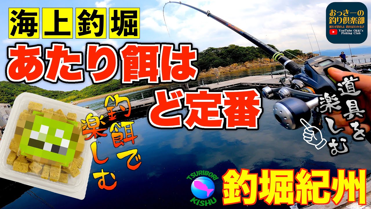 【海上釣堀】紀州　あたり餌はど定番の◯◯◯◯ での後半戦そして今回も「がまかつアルティメイトスペックヘチ誘い300」で狙う