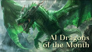 AI Dragons of the Month #ai #generativeai #midjourney #aiart