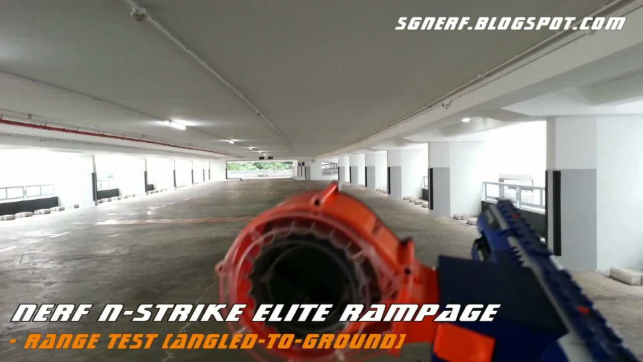 Nerf N-Strike Elite Rampage - Demo & Range Test