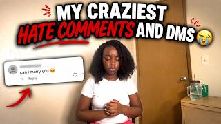MY CRAZIEST HATE COMMENTS AND DMs || Norah Zawadi.