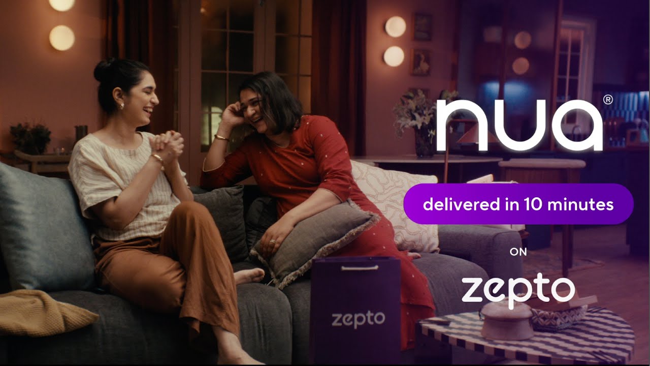 Nua sanitary pads delivered in 10 minutes with Zepto