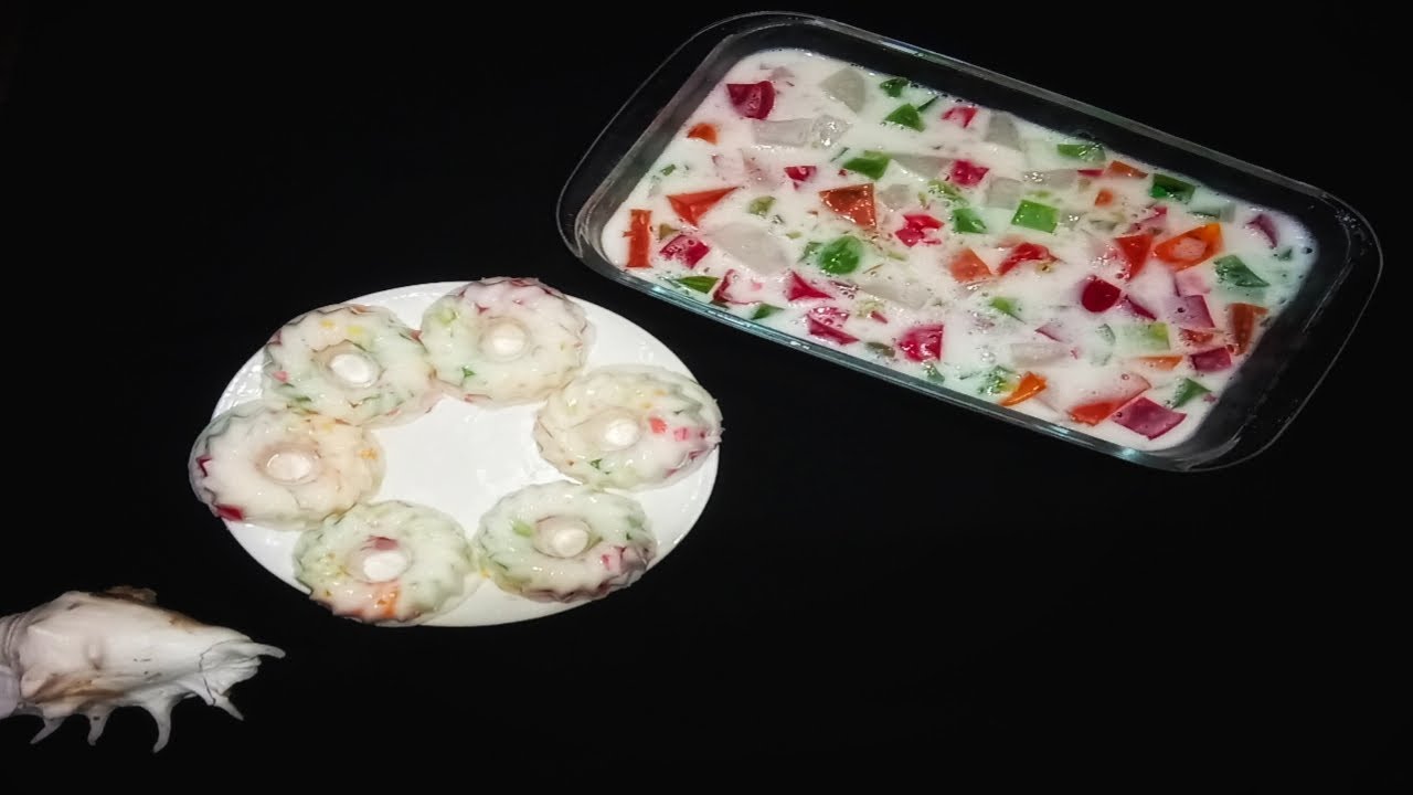 Broken Glass Jelly Pudding Jewel Jelly Pudding Recipe In Tamil Eid broken-glass-jelly-pudding-jewel-jelly-pudding-recipe-in-tamil-eid