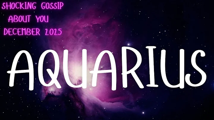 ❤️AQUARIUS♒"Omg,SHOCKING GOSSIP about YOU will SURPRISE YOU...!" DECEMBER 2025