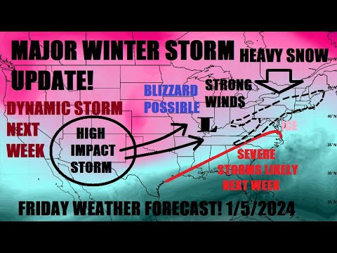 Major Winter storm update! Heavy snow & ice. Another larger storm ...