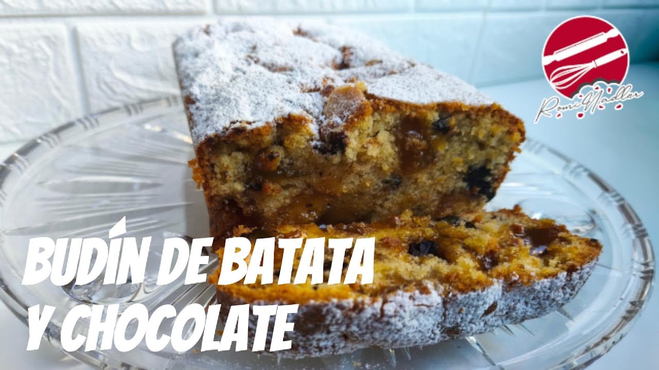 🧉🍫 BUDIN DE BATATA Y CHOCOLATE | IDEAL PARA EL MATE |🧁 Recetas de PASTELERIA 🍮