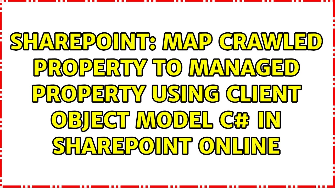 map Crawled property to managed property using Client Object Model C