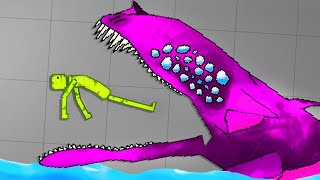 SHOCKING Mega Monsters EAT RAGDOLLS!
