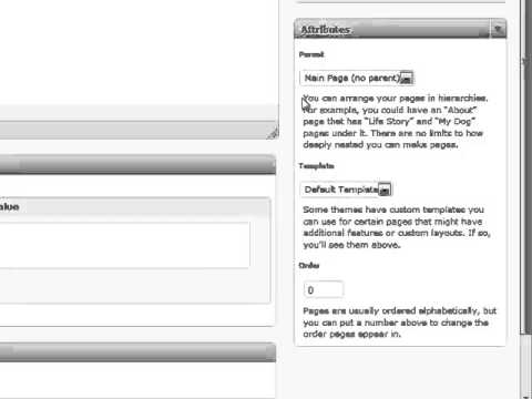 WordPress Tutorial  -05 -  Pages