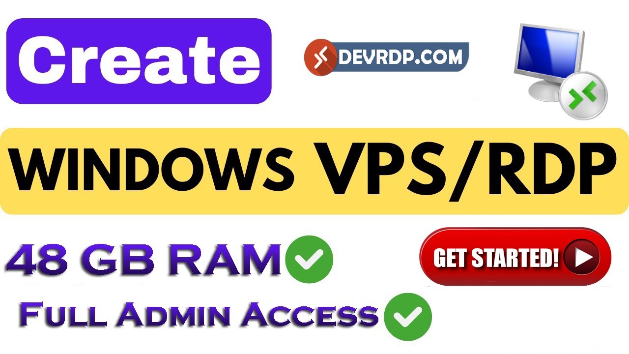 Buy RDP With Admin Access For Business - DevRDP.Com