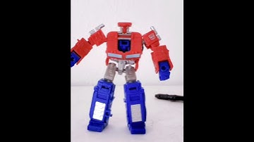 Optimus Prime (Core Class) de Transformers WFC Kingdom, Stop-Motion