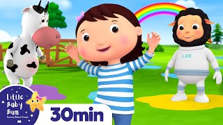 rainbow colour puddles more nursery rhymes and kids songs little baby bum