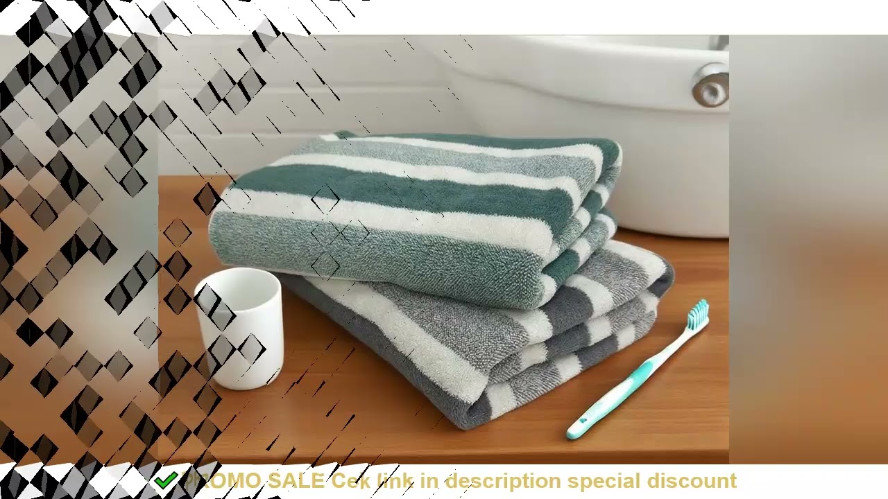 1-pack thick bath towel, strong water absorption and quick drying, non shedding, durable - very suit
