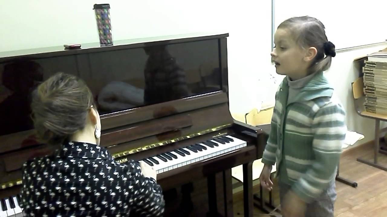 Урок по вокалу. Дети. - YouTube