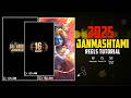 Janmashtami Reels Editing Tutorial | Krishna Janmashtami Special Editing | Capcut Video Editing 