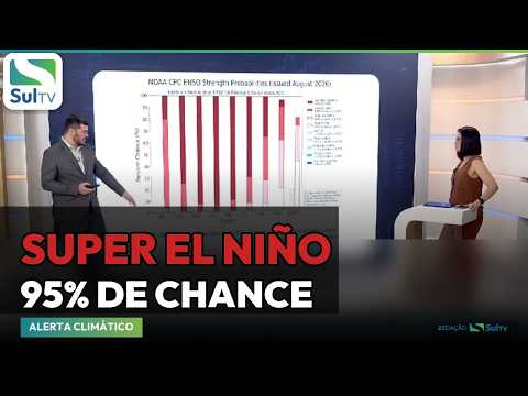 El Niño forte deve elevar chuvas na Zona Sul do RS até 2027