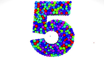 Learn Numbers 5 With 3D Colorful Candies Sparta Pitch Effects Sponsored By: Gamavision Csupo effects