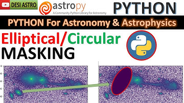 PART-3: Masking of FITS Images using Photutils and Astropy: Circular and Elliptical | DESI ASTRO
