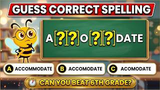 Ultimate English Spelling Quiz 📚 | Can You Beat a 6th Grade Spelling Bee? screenshot 5