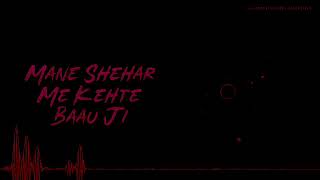 BAU JI || Official song ||Mohit ladhotiya